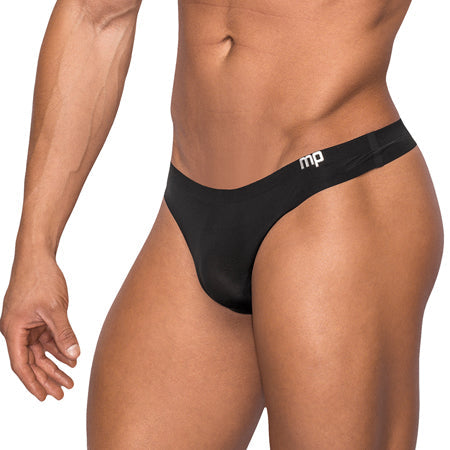 Male Power Seamless Sleek Thong with Sheer Pouch