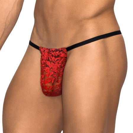 Male Power Stretch Lace Posing Strap
