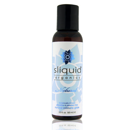 Sliquid Organics Natural Lubricant bottle.