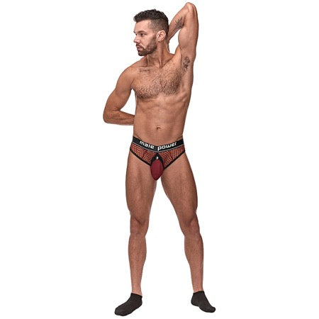 Male Power Cock Pit Net Cock Ring Thong