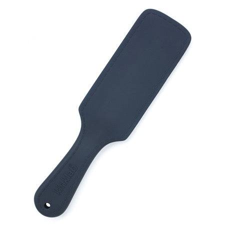 Kinklab ThunderClap Electro Paddle for BDSM play with high-quality leather and conductive rubber tips.