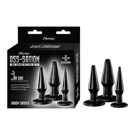 Ass-Sation Anal Training Butt Plug Kit 2 - Nasstoys