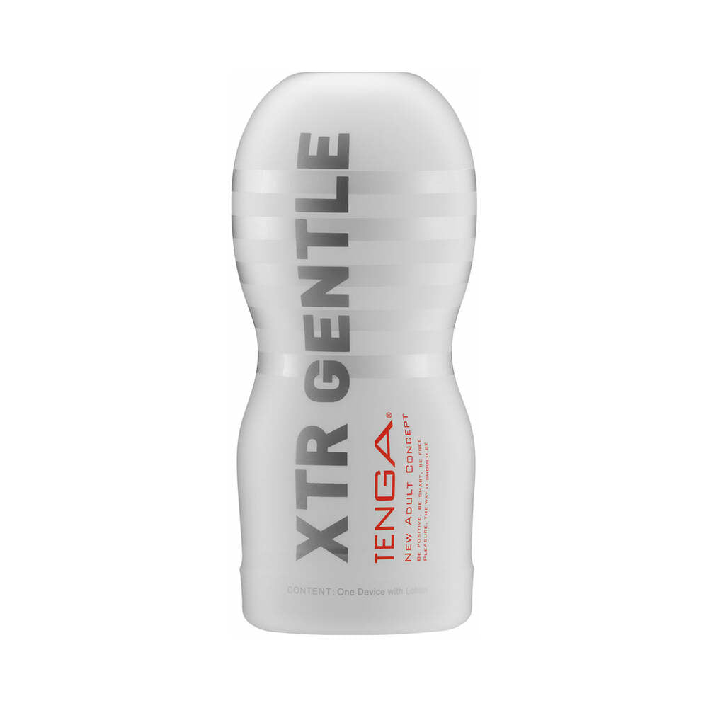 Tenga Original Vacuum Cup Extra Gentle Stroker with unique suction design for enhanced pleasure.