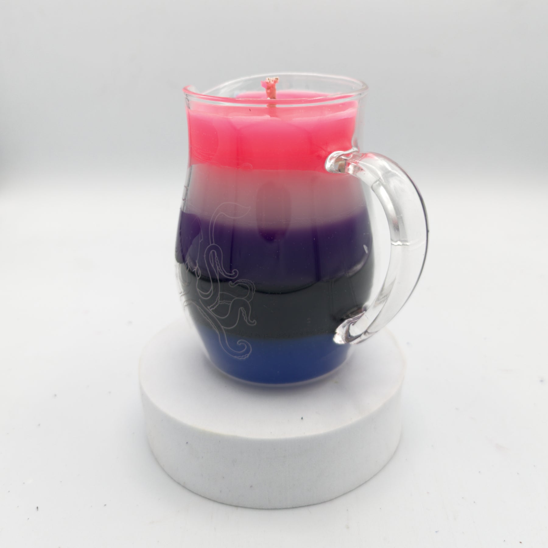 Pride flag in a Jar Wax Play Candle - Low Temp - Unscented - Pitcher Candle