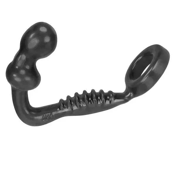 Hunkyjunk RIPPLE asslock in tar color for enhanced prostate pleasure.