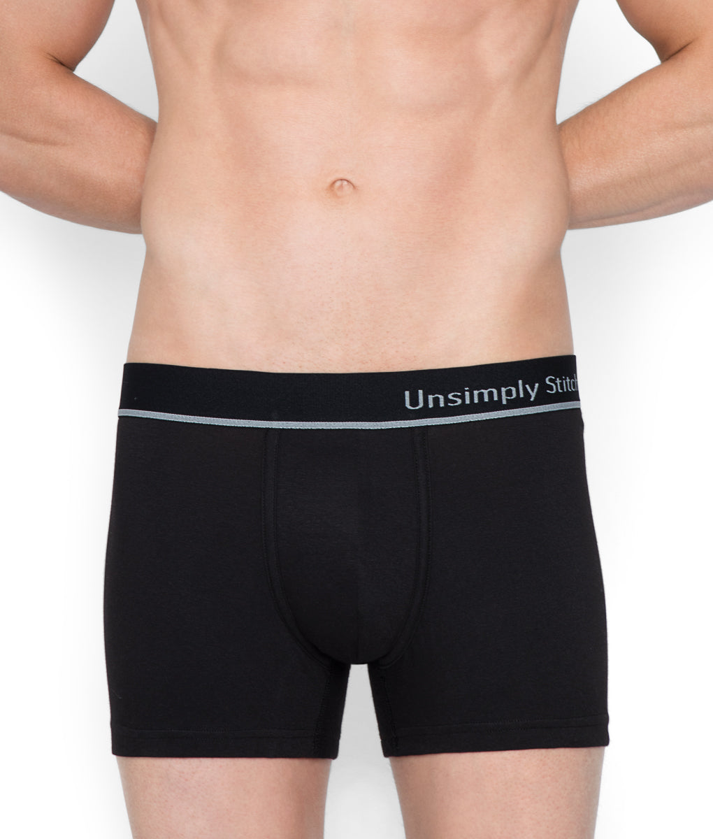 Unsimply Stitched Solid Trunk