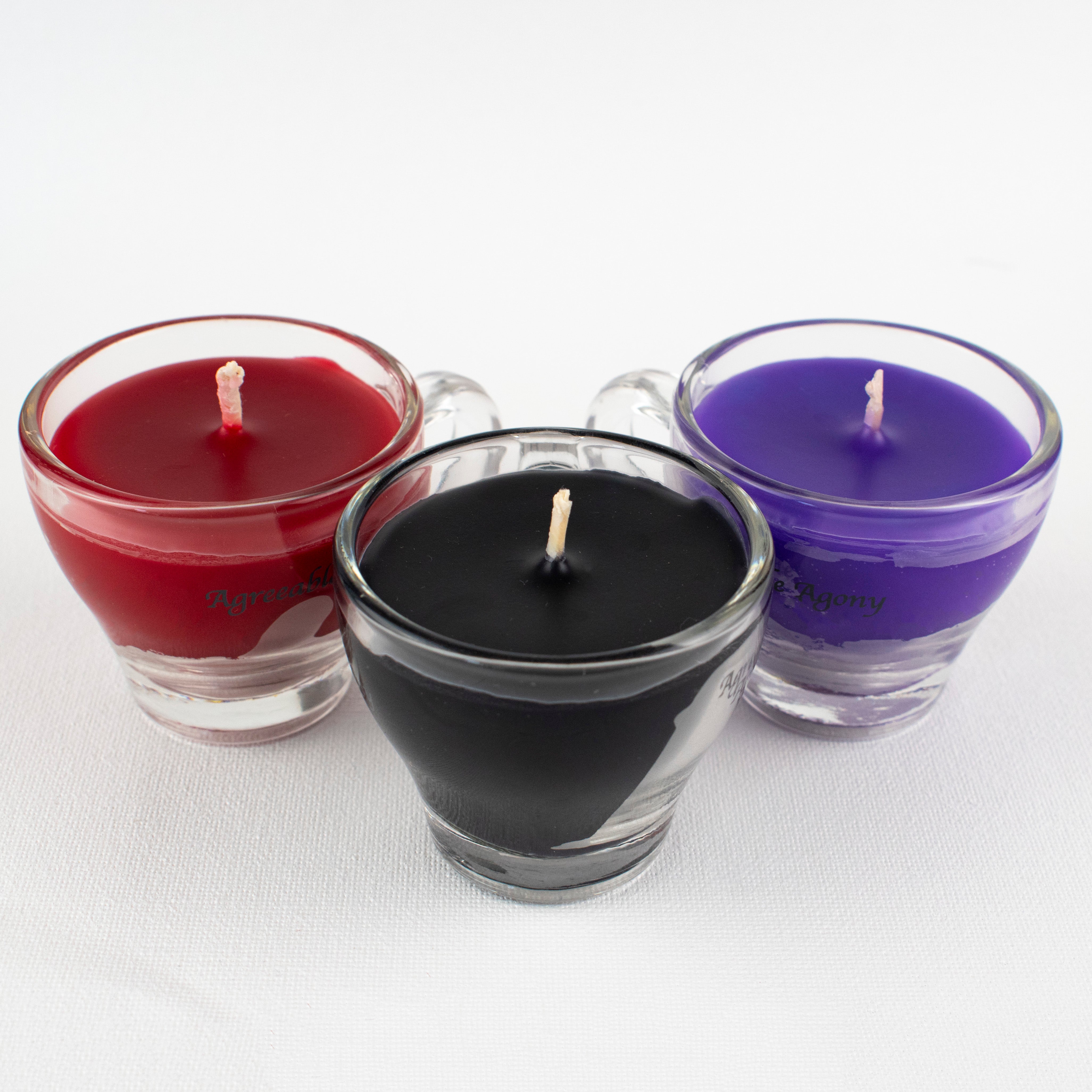 Mini Candle Rainbow Sets - Wax Play Teacup Candle - Low Temp - Paraffin - Regular & Blacklight