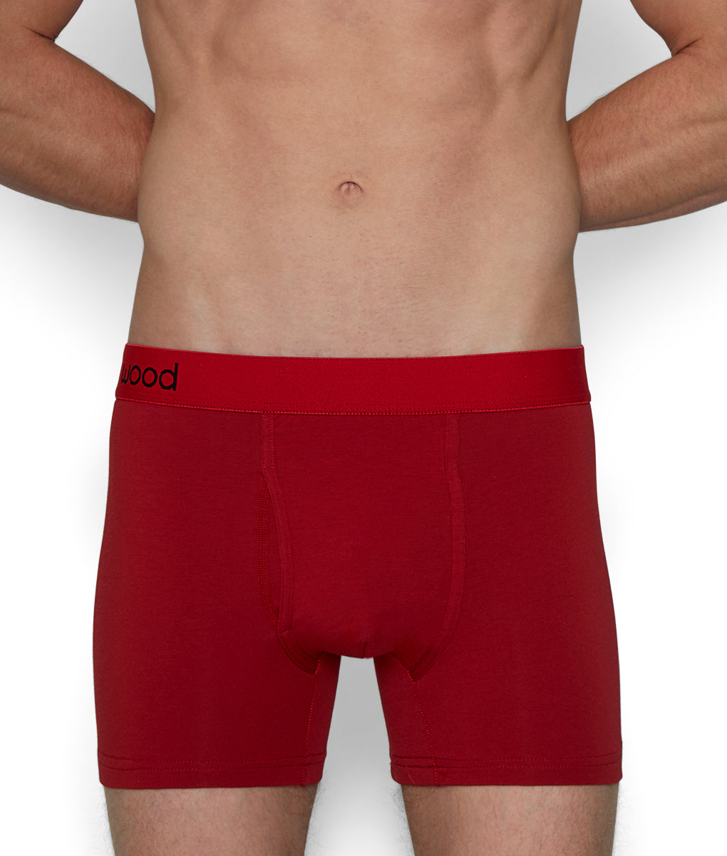 Wood Boxer Brief with Fly