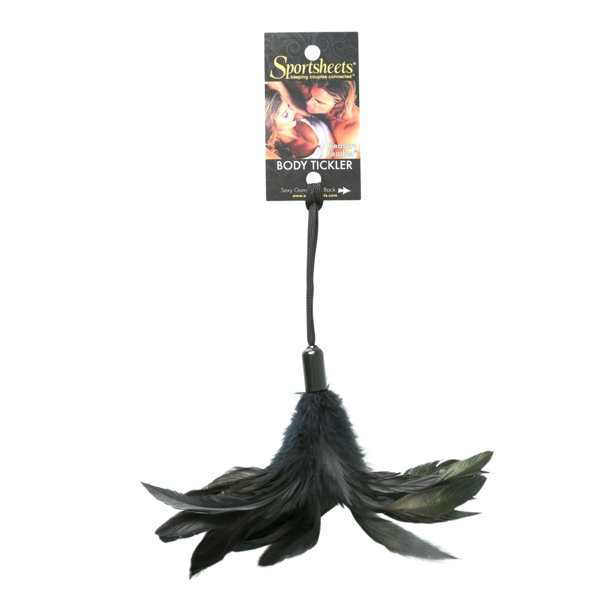 Sportsheets Pleasure Feather Tickler Black