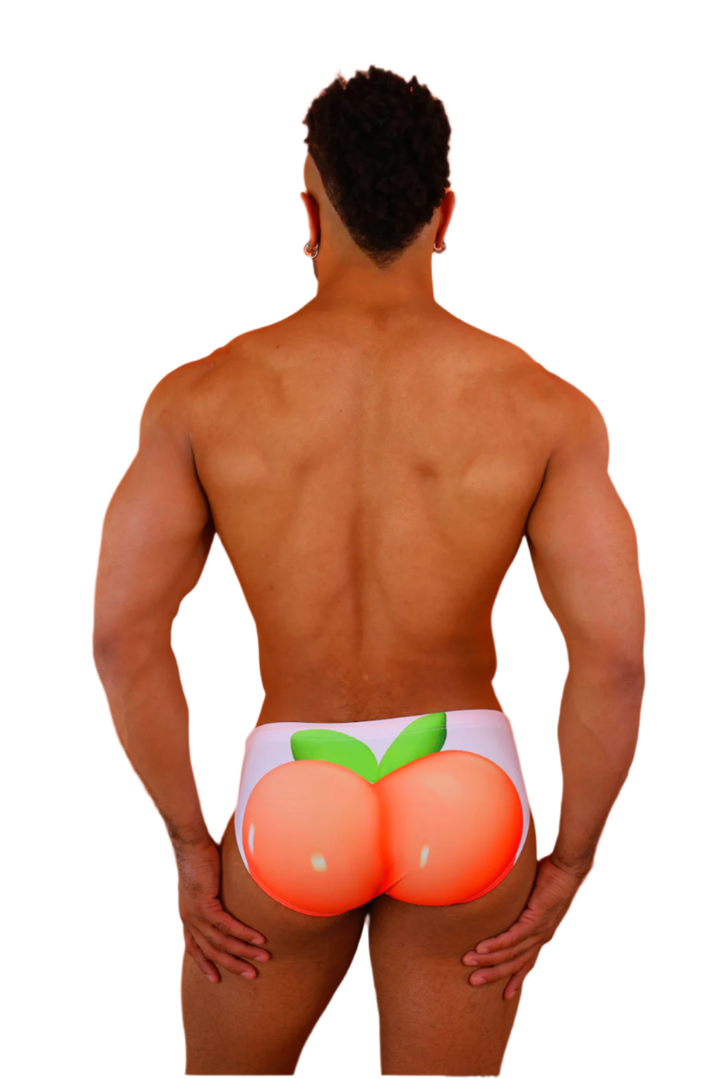 BIG PEACH SWIM BRIEF by IFeelPeachy