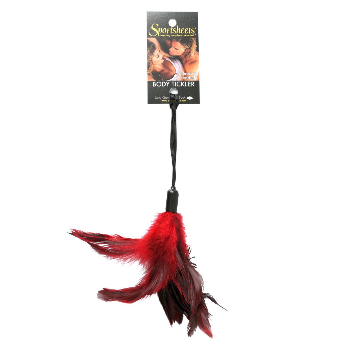 Sportsheets Pleasure Feather Tickler Black