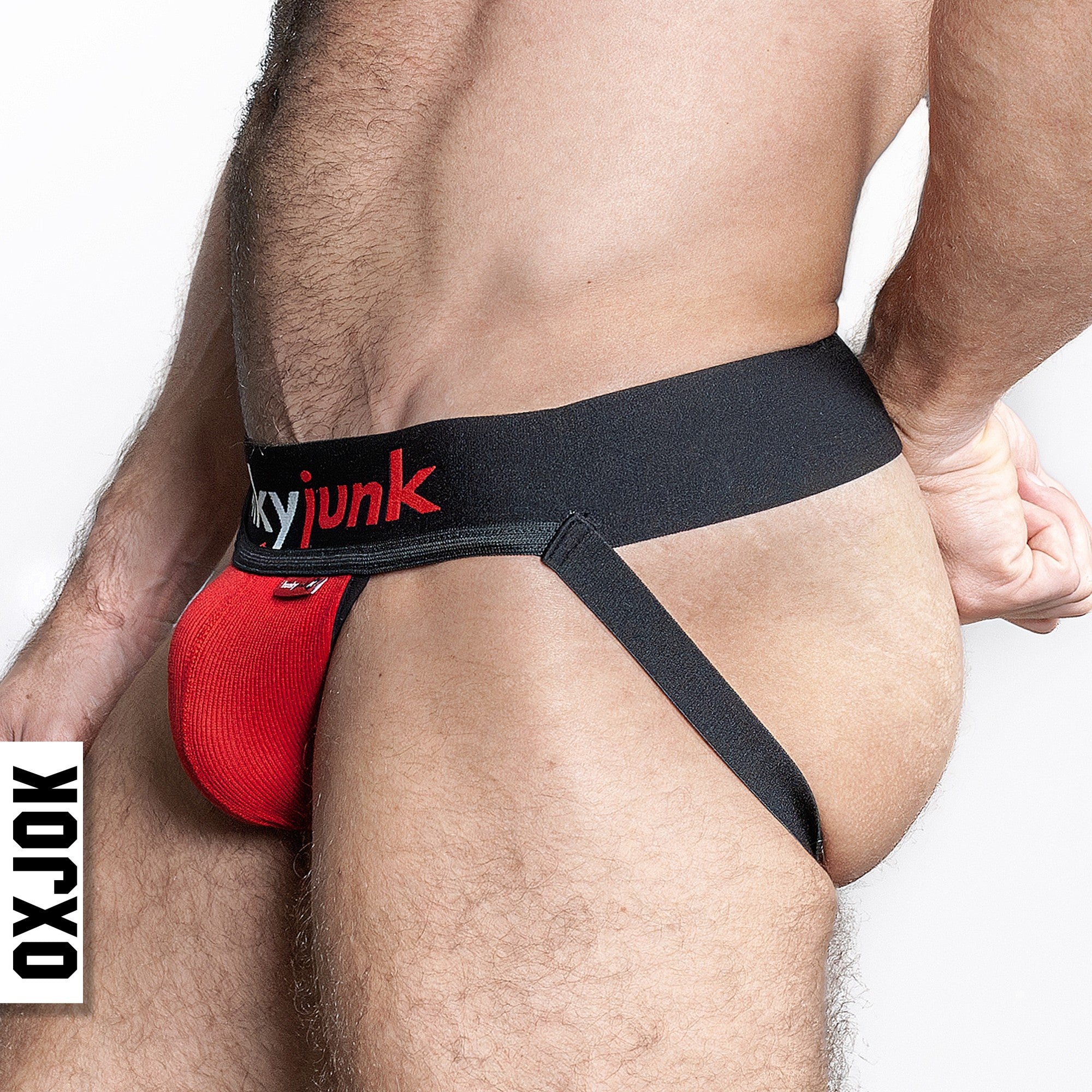 Oxballs Hunker Jockstrap - red hot