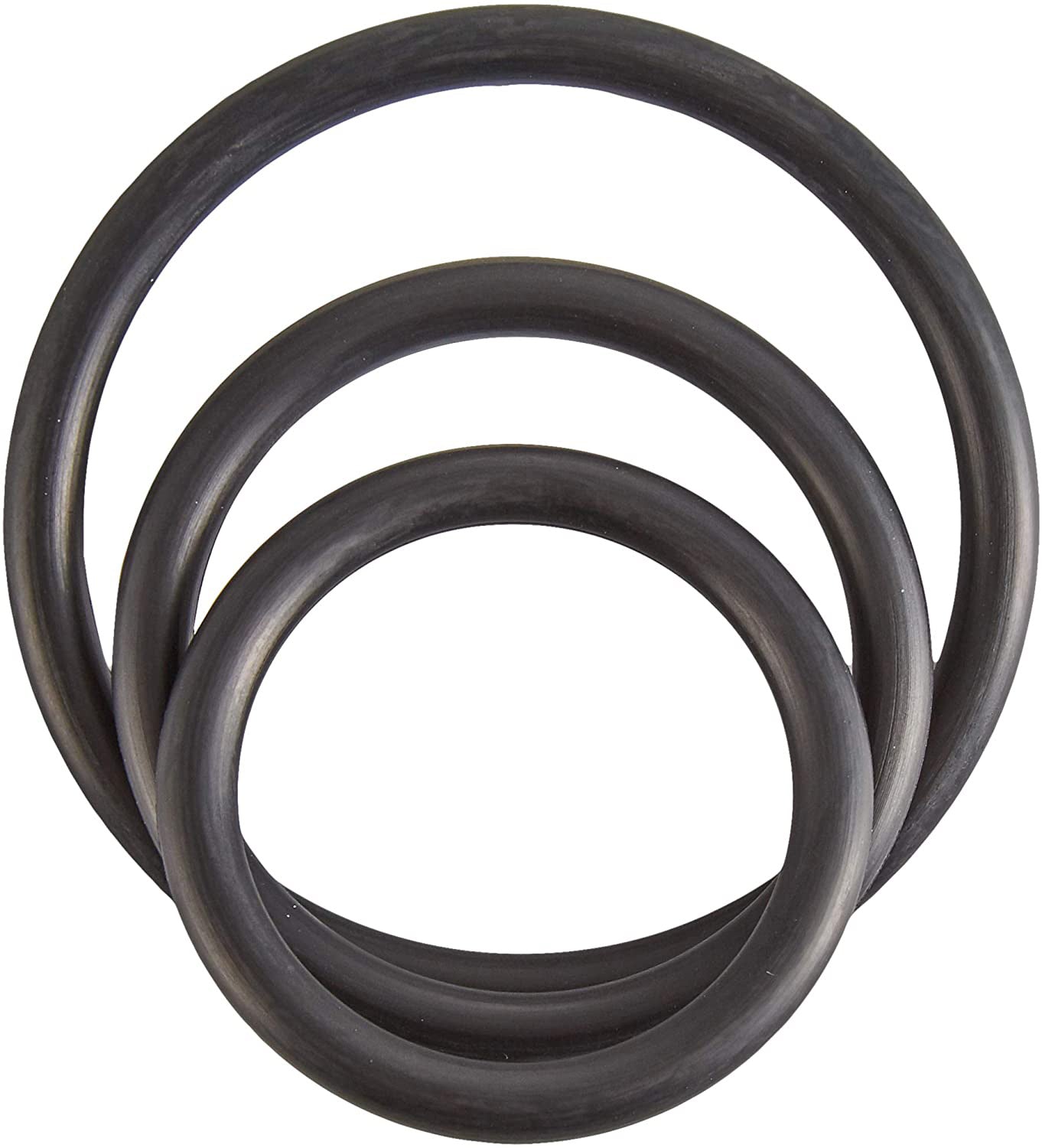 Spartacus Rubber Cock Ring (Set of 3)