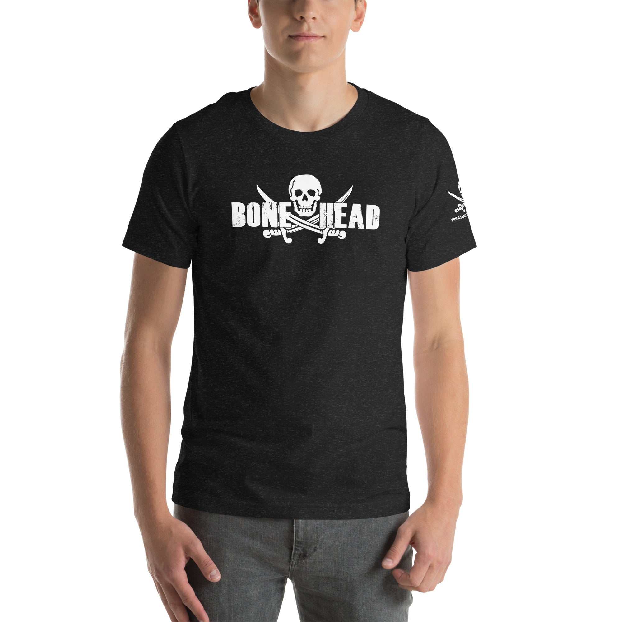 Bone Head T-Shirt with skull graphic design, edgy alternative style.