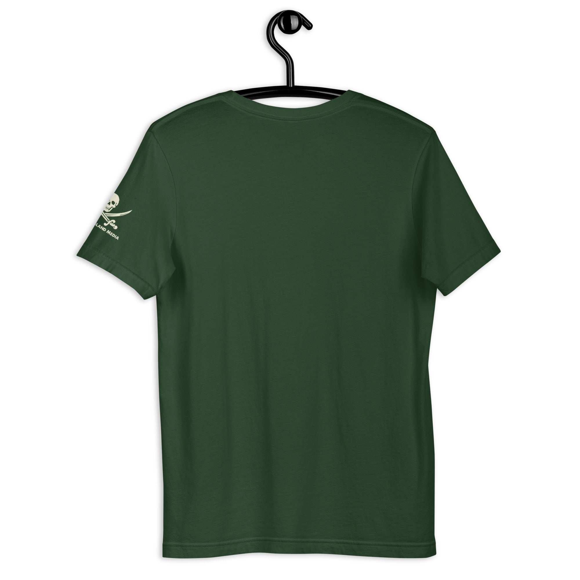 Green B-ONE-R T-Shirt on hanger, short sleeves, classic crew neck.