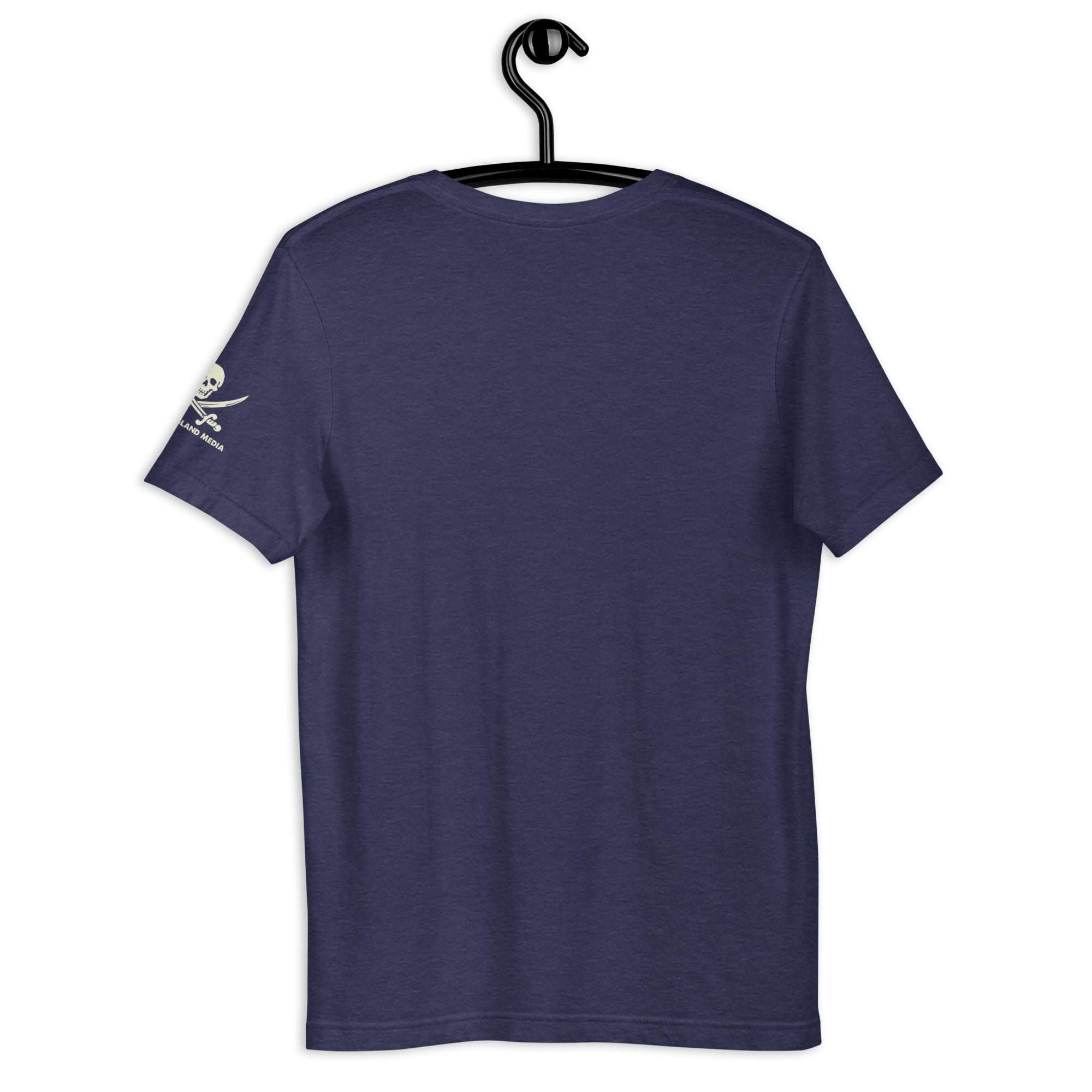 Navy blue B-ONE-R T-shirt with crew neck and short sleeves, featuring logo detail on the front.