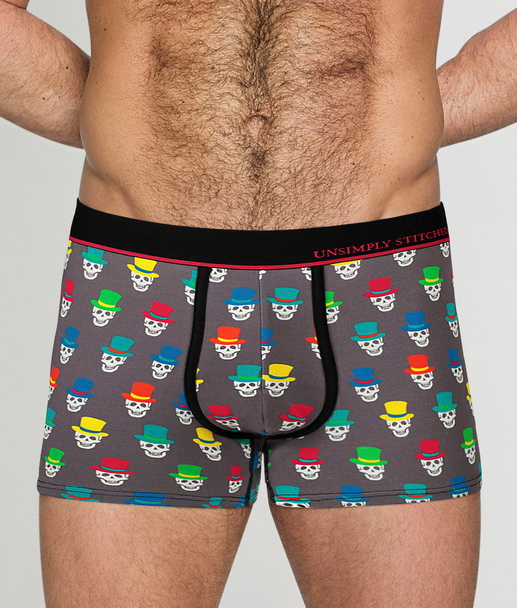 Unsimply Stitched Skull Top Hat Trunk