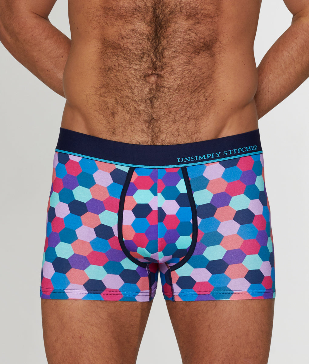 Unsimply Stitched Honeycomb Trunk