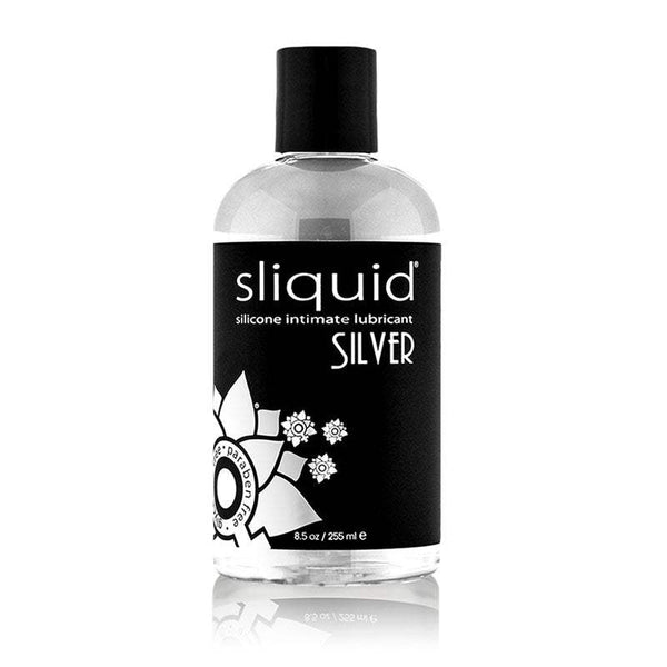 Sliquid Naturals Silver Silicone Lubricant 8.5oz - 2