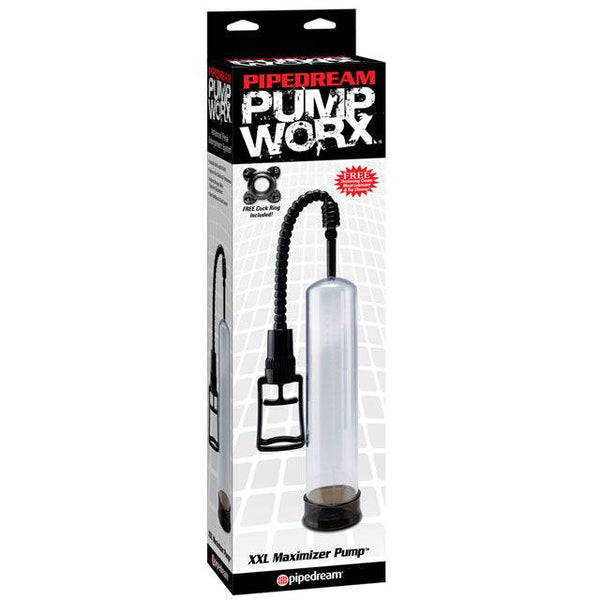 Pipedream Pump Worx XXL Maximizer Pump Clear/Black