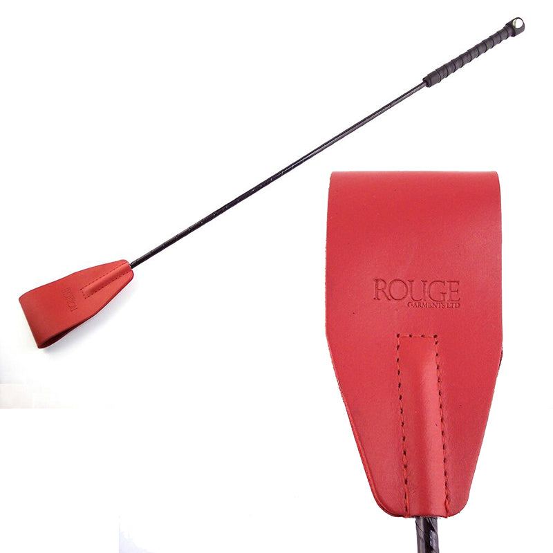 Rouge Riding Crop Red | High-Quality Leather BDSM Accessory