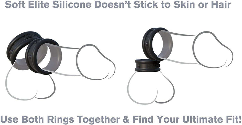 C-Ringz Max-Width Silicone Cock Rings