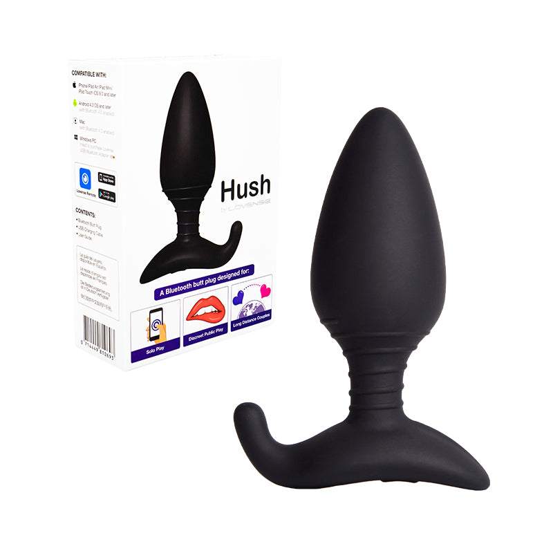 Lovense Hush Remote App-Compatible Vibrating Butt Plug