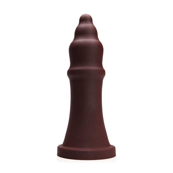 Tantus The Queen Premium Silicone Anal Trainer - Firm - Oxblood