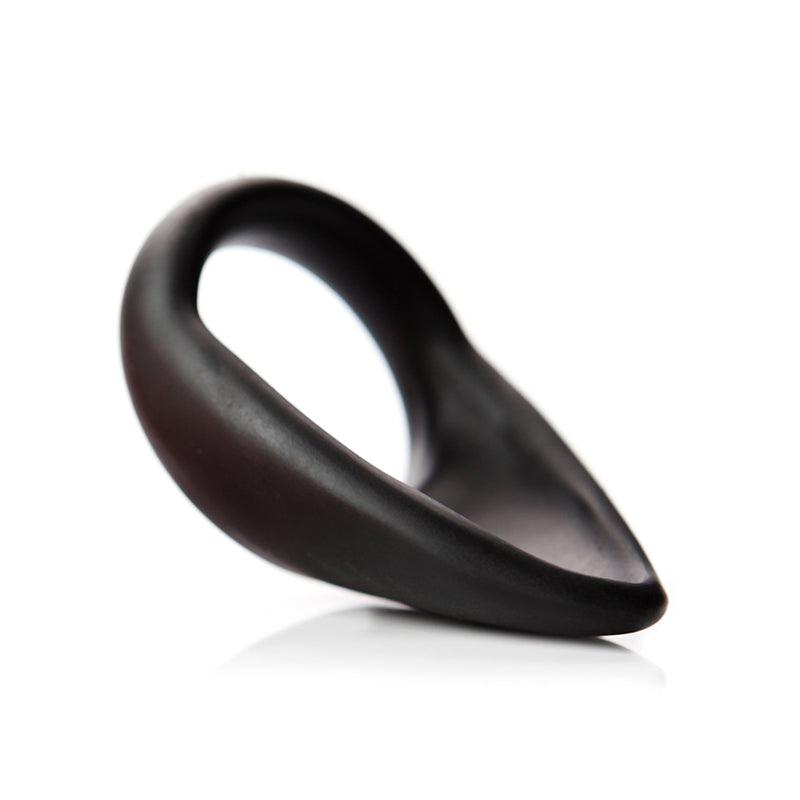 Tantus Cock Sling Teardrop 2 in. Black (Bag)