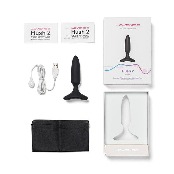Lovense Hush 2 App-Compatible Butt Plug