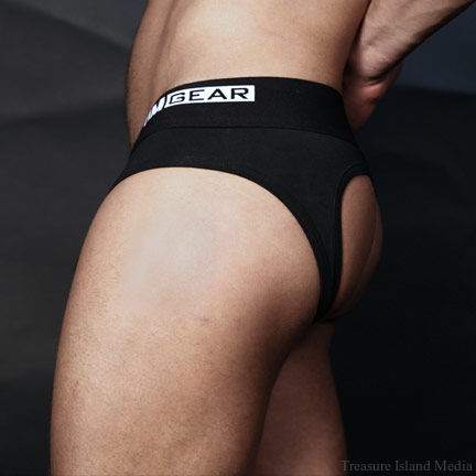 TIMGEAR Black Jock Brief, sleek and modern design, offering comfort and support.