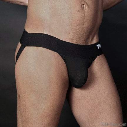 TIMGEAR Black Jockstrap offering comfort and support in sleek black design.