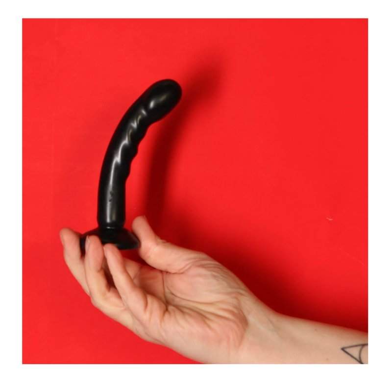 Tantus Compact Premium Silicone Dildo - Black