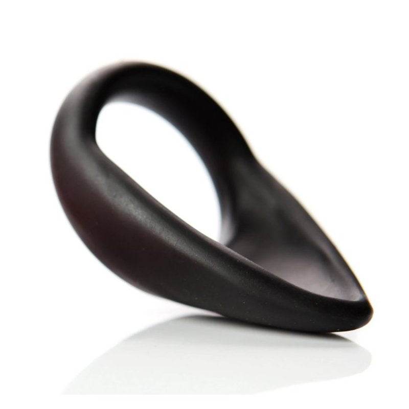 Tantus Premium SIlicone Teardrop Cock Sling - Black 1.75"