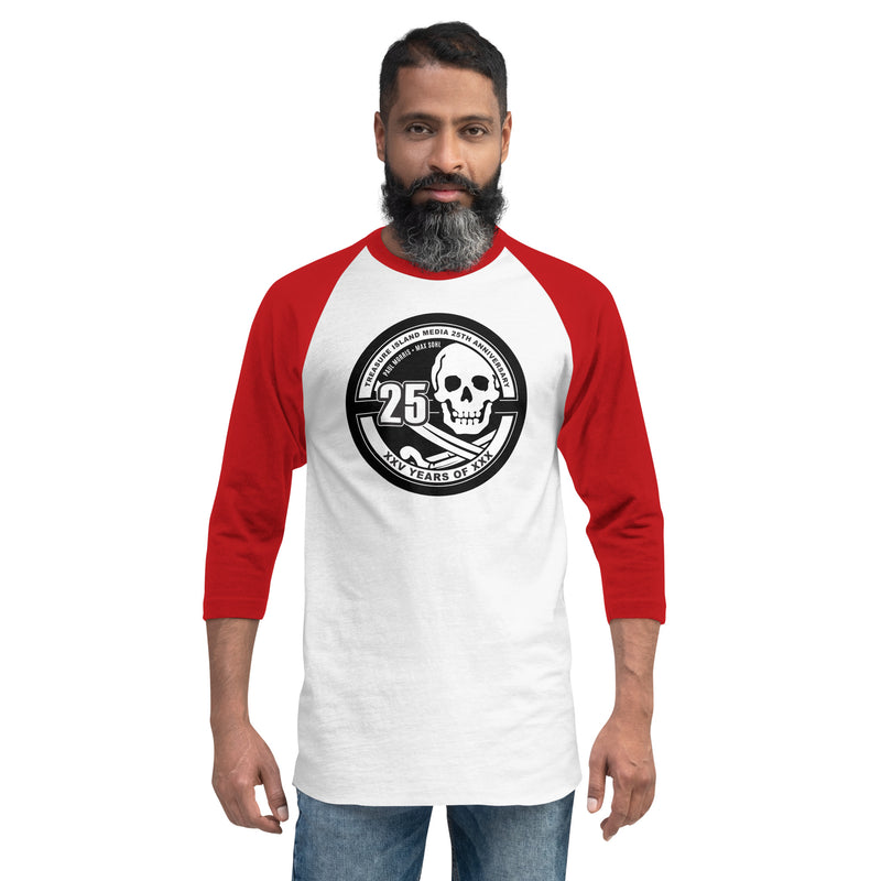 TIM 25th Anniversary Circle Logo 3/4 Sleeve Raglan Shirt