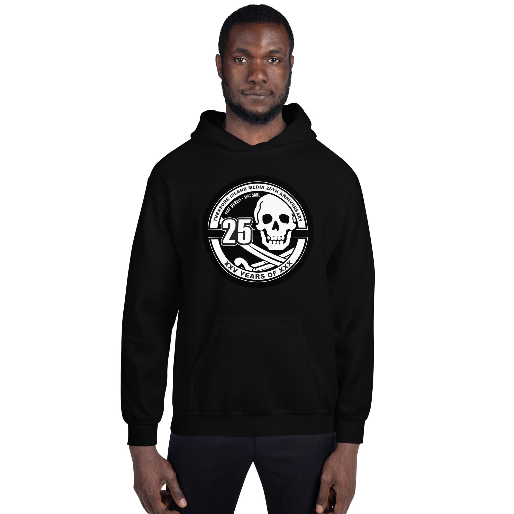 TIM 25th Anniversary Circle Logo Hoodie - Exclusive TIM Apparel - Black